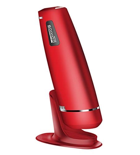 ZENGAI Hair Removal Machine Shaver Private Parts Underarm Whole Body Household Freezing Point Photon Lasting Epilation Skin Rejuvenation 5 Files (600,000 Hair Flashes) Automatic Flash Beauty Equipment ( Color : Red )