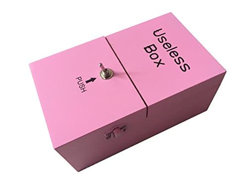 LittleDi Useless box Useless Wooden Box Creative Birthday Gift New Strange Toy Also Suitable for Adults