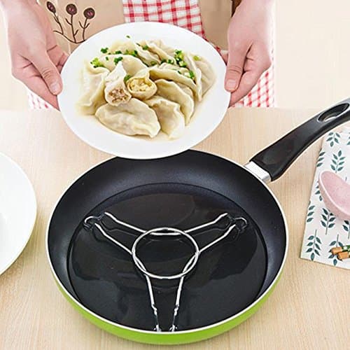 HEXIAOMAO Stainless Steel High triangle steaming bowls disc is steamed egg yokes home kitchen-pot steamed dishes racks