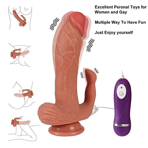 Handheld Personal R¨¤bbit Ví-bratór Waterproof - Powerful Multi Speed Vibration - 8.46 Inch