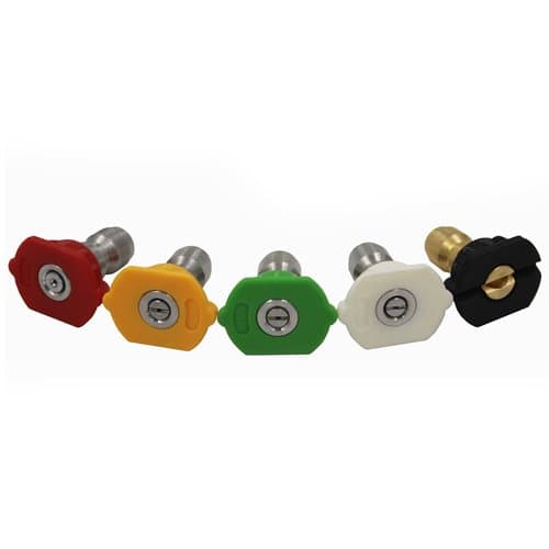 DIAOSnx 1/4 Inch 4.5 GPM Pressure Washer Spray Nozzle Tips Assorted Degrees 5 Pcs