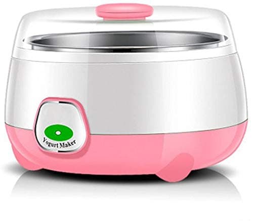 NIRVA WITH DEVICE OF WOMEN PICTURE Electric Automatic 750 ml Electronic Stainless Steel Mini Portable Yogurt Maker Machine (White)