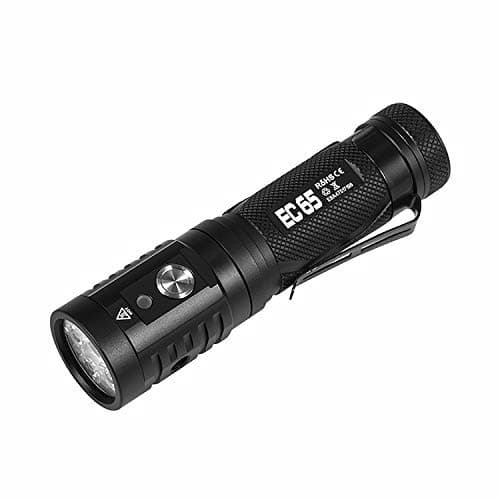 ACEBEAM EC65 Cree Xhp35 HI LEDs,with high 4000 lumens USB-C Rechargeable EDC Flashlight