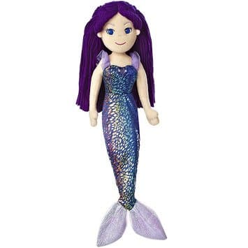 Small "Marika" Lavender Mermaid Doll - Set Of 2