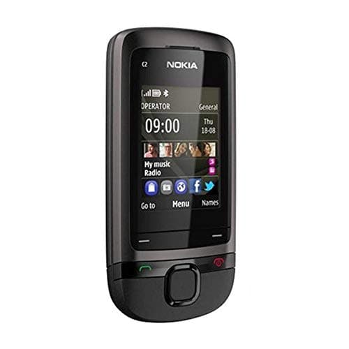 Nokia C2-05 Slide Cell Phone Bluetooth MP3 Player 0.3MP Camera 3.5mm Jack Unlocked Refurbished Phone Support TF Card