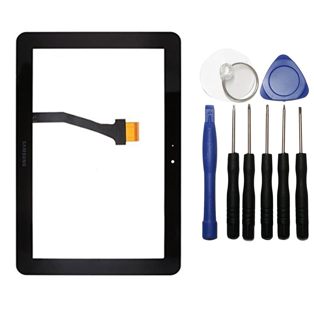 Panel Touch Screen Glass Lens Digitizer for Samsung Galaxy Note 10.1 GT-N8000 N8010 N8013(Not with LCD)
