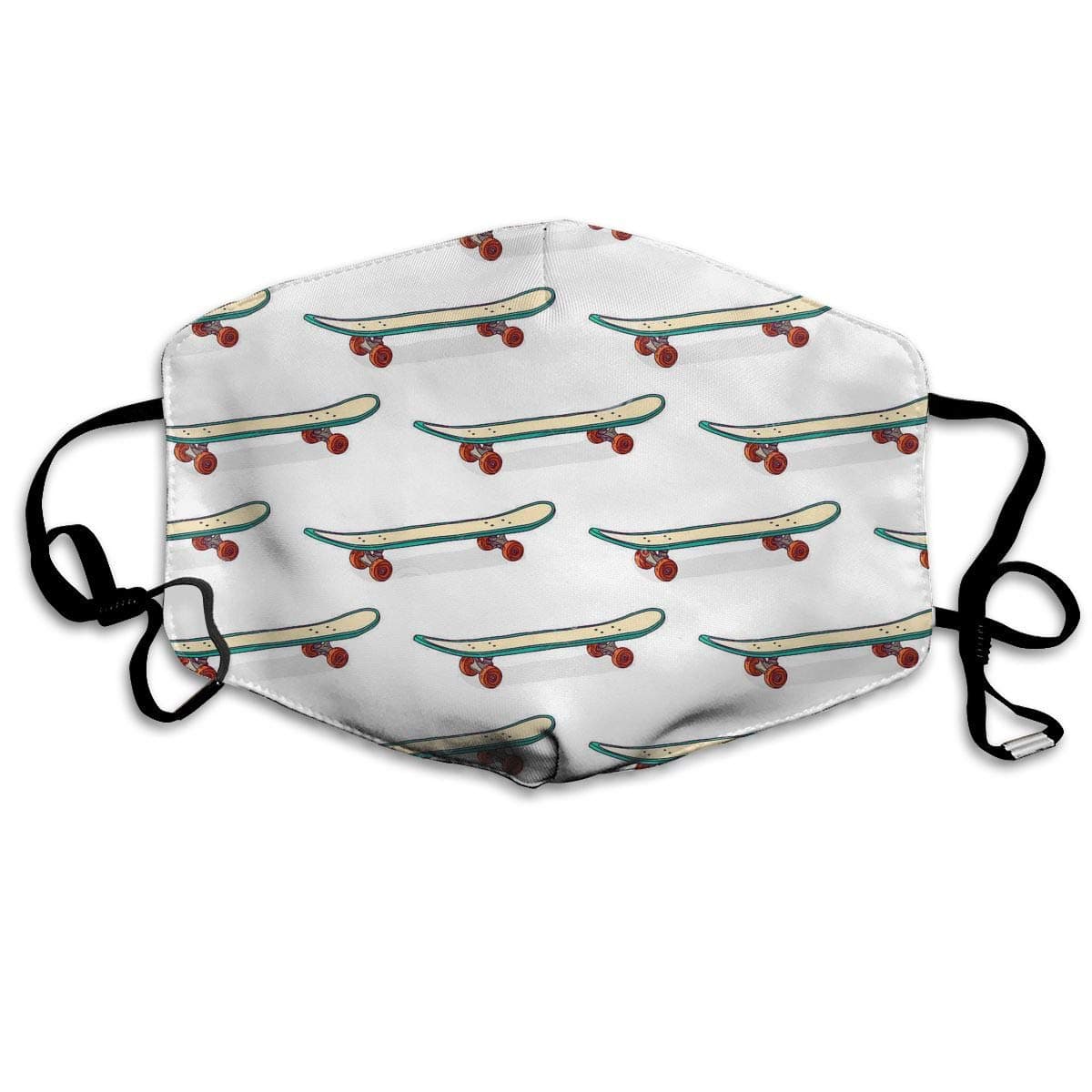 Hongclever Reusable Mouth Face Masks Skateboar Earloop Mask Washable Outdoor Anti-Dust Allergy Windproof