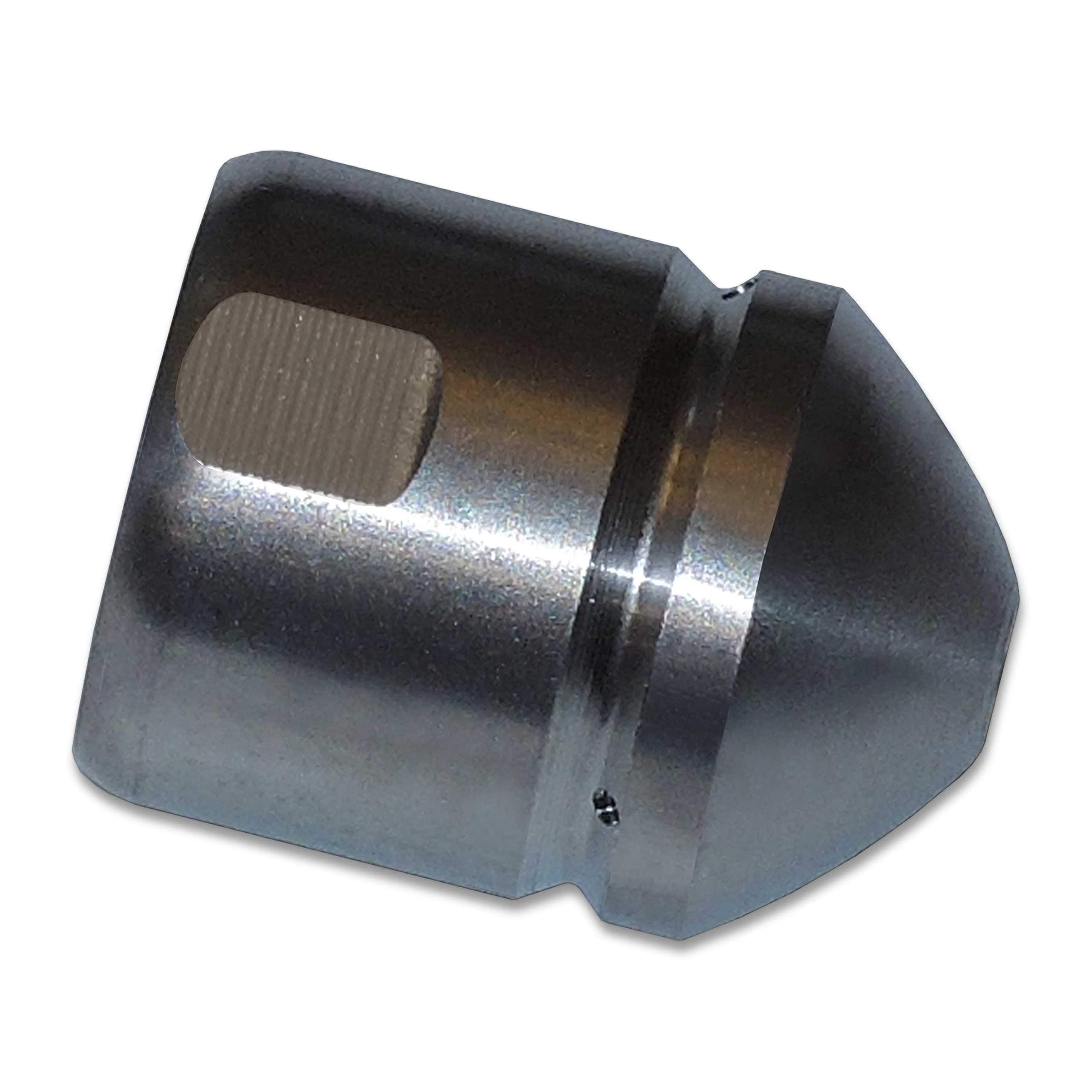 Sewer Jetter Nozzle - for Your 2.9 to 4.2 GPM Gas Pressure Washer and 1/4 in x 4,400 PSI Sewer Jetter Hose - Slippery Tip Profile with Custom #5.4 Orifice Size