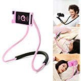 ZOSTLAND Shower Phone Holder Waterproof 360°Rotation Anti-Fog High Sensitivity Touch Screen Shower Phone Case for Bathroom Compatible with 4" - 6.9" Cell Phones (Pink Stand)
