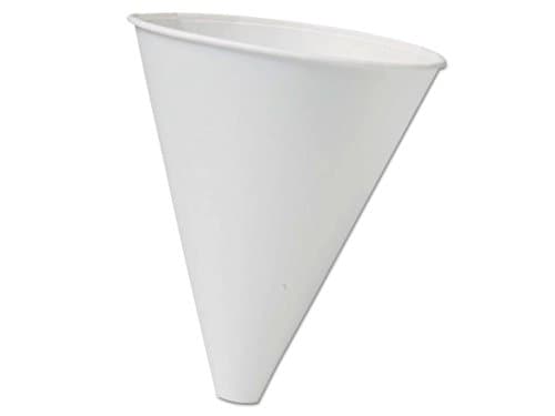 Dot Red - Recyclable Paper Cone Funnel 50ct, 10 oz Disposable {Tazas de cono de embudo}