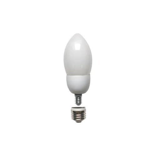 EARTHTRONICS CT09SW1BCAN Westpointe T2 B-Type Ultra Mini Compact Fluorescent Bulb, 9W, Soft White