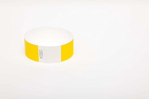 100 x Tyvek Wristbands Waterproof, Tear-Resistant Event Wristbands for parties, events, festivals, crowd management