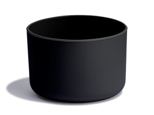 Hydro Flask Tumbler Boot – Bottom Protector Sleeve – Silicone Tumbler Accessory Medium Black