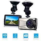 Dash Cam, 3 Inches FHD 1080P DVR Car Dashboard Camera, 170 Degree Wide Angle Car Video Recorder, On Dash Camera with G-Sensor, WDR, Loop Recording, Night Vision, Motion Detection