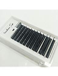 Seashine L-Curl Individual Mixed Eyelash Extensions 9-14mm 0.07-0.20 Long Thickness Natural Lookin Lashes Professional Salon Use For Makeup and Beauty Wholesale In One Tray (0.07L)