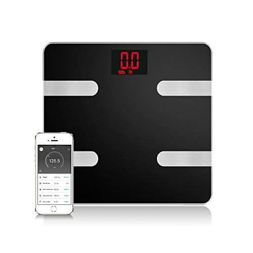 Scales Digital Weight and Body Fat - Smart Wireless Weight Scale - Health Monitor with IOS & Android APP Control for Body Weight/Fat/BMI/BMR/Muscle Mass