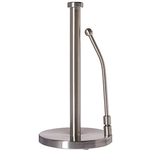 NILICAN Stainless Steel Vertical Roll Paper Towel Holder Kitchen Bedroom Bathroom