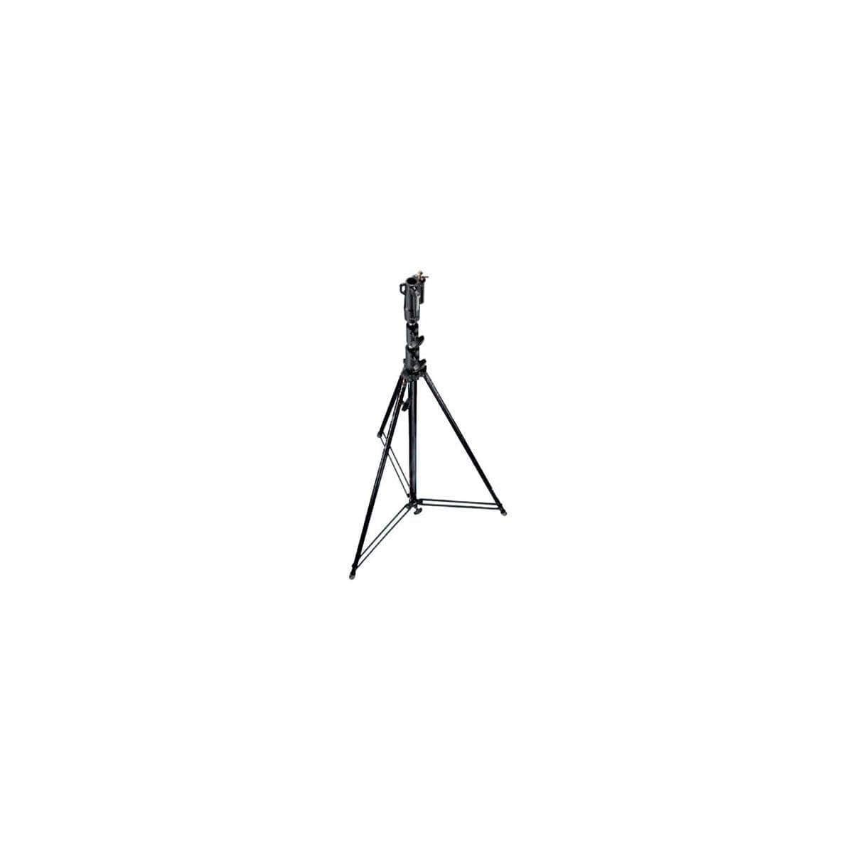 Manfrotto 12' Plated Steel Light Stand with Leveling Leg, Black