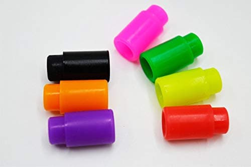 Sunday 7 Soft silicone 510 Drip Test Tip disposable tips individual package ——20pcs with mixed color (Gift 1pcs 60ml PET empty bottle)