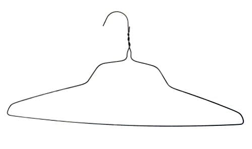 50 Standard Goldtone Wire Hangers 18", 14.5 Gauge Shirt Hangers