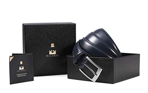 メンズ 本革ドレスベルト ハンドメイド 100%牛革製 ファッション&クラシックデザイン 仕事 ビジネス カジュアル