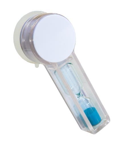 ShowerBob TWIST Shower Timer - 4 minute shower timer to help you easily save Water, Energy, Money & Time (100mm length)