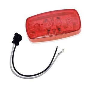 WESBAR LED CLEARANCE-SIDE MRKR LIGHT RED #58 WITH PIGTAIL "Item Category: Boat Outfitting" (Sold Per )