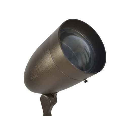 Focus Industries DL-38-NLBRT 120V 50W Aluminum Bullet Directional Light, No Collar - Bronze Texture