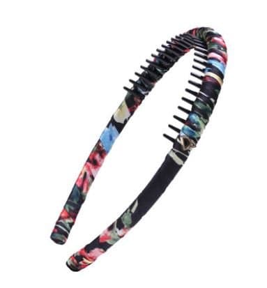 Korea Toothed Calico Arts Brimmed Headgear Headband