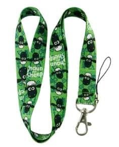Shaun The Sheep Neck Lanyard Keychain Holder