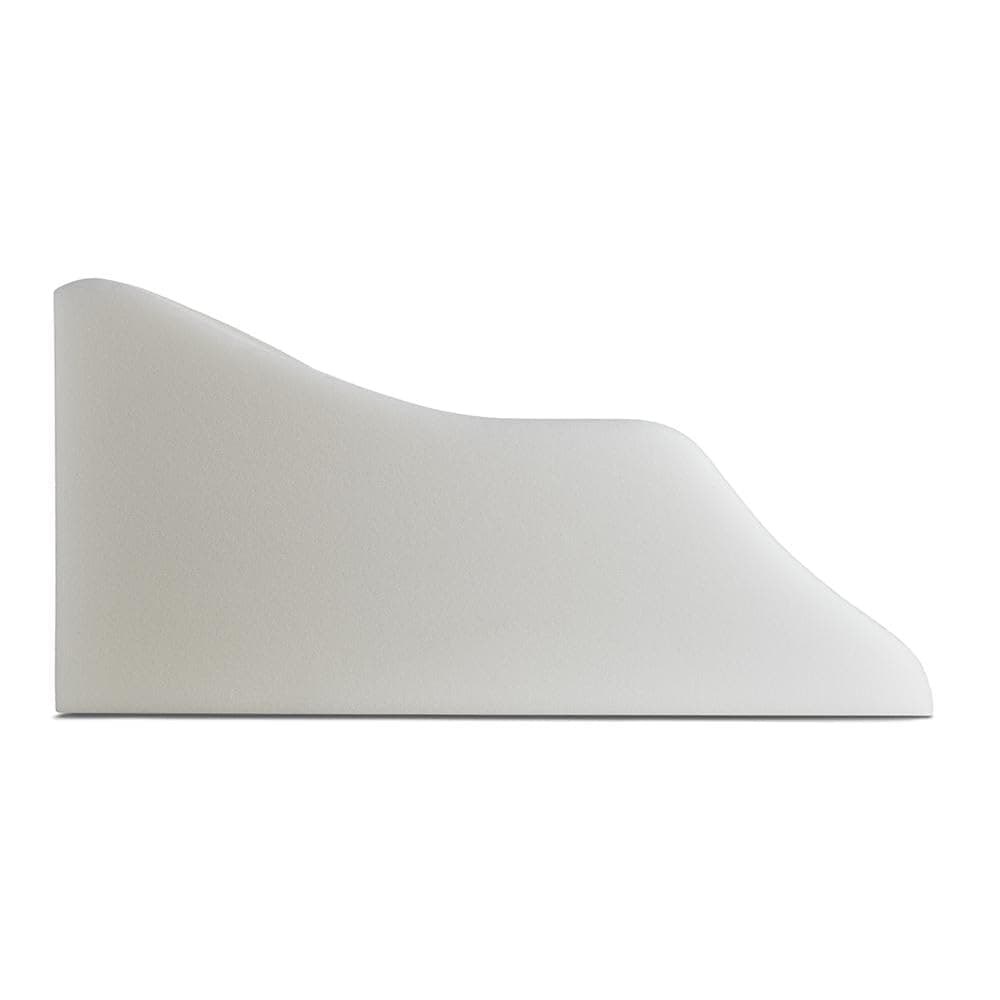 Lounge Doctor Elevating Leg Rest Pillow Wedge Foam w Heather Grey Cover Medium 18" Foot Pillow Leg Support Leg Swelling Vein Issues Lymphedema Restless Legs Pregnancy