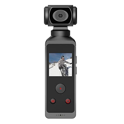 HD 1080P Camera, Rotatable Large Wide Angle, 30m/98ft Underwater Camera with & Mic for Outdoor Riding Diving, 1000mAh Rechargeable