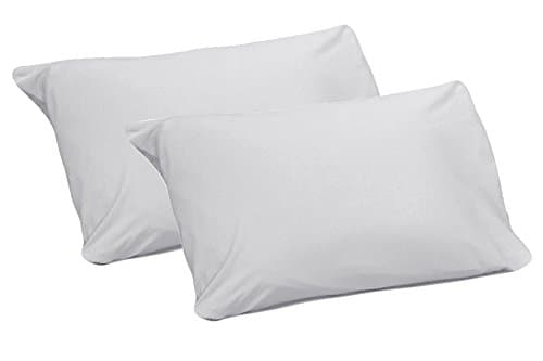 Gilbin 100% Jersey Knit Cotton & Ultra Soft Pillowcase, Standard Size - Set of 2 Pillow Cases Black