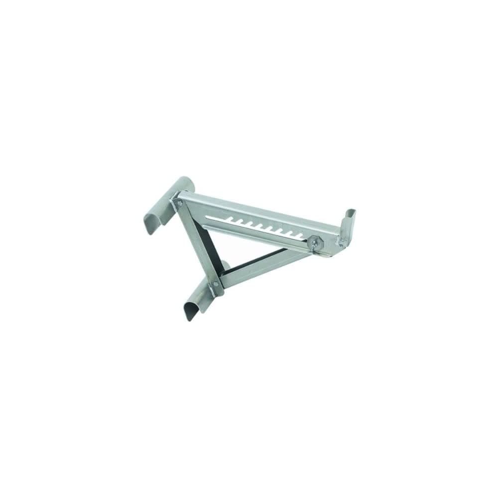 Qual-Craft 2420 Two-Rung Short Body Ladder Jack, Silver