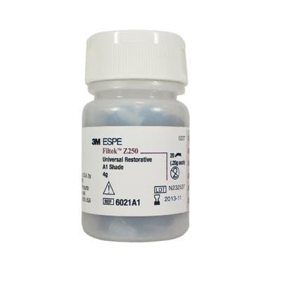 3M ESPE 6021A1 Filtek Z250 Universal Restorative, 20-0.2 g Capsule Refill, A1 Shade