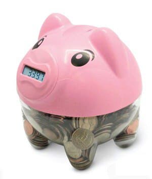 Smart Coin Counting Digital Money Box Piggy Bank UK Coins Pink Or White (Pink)