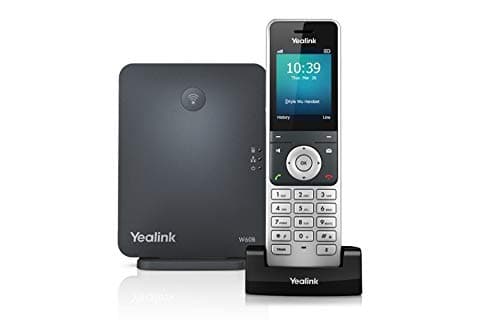 Yealink IP Phone W60P is a Bundle of W60B Base and W56H handset + 1-Unit W56H Handset