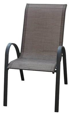 KTS666HN Four Seasons Verona Sling Stacking Chair, Brown