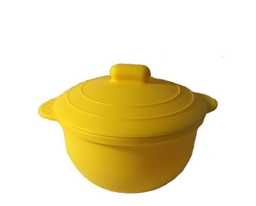 DefrostaBowls- The Safest Most Nutritious and Convenient Way to Defrost\ Thaw\ Heat Baby Food and Baby Feeding Bowl - BPA Free and FDA Approved by SiliZoo (Yellow)