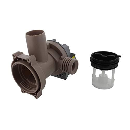 Haier Part Genuine Haier HW50, HW60, HW70, HW80, OWM20260-D; Proline PFL612W-F/PFL612W-F1 Type Drain Pump Base & Filter Housing Assembly