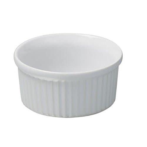 White Ceramic Ramekin 8cm x 3.5cm - Perfect Creme Brulee