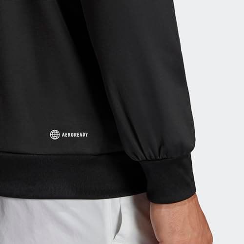 adidas Men's 3-stripes Knit Tennis Jacket Outerwear Jacket