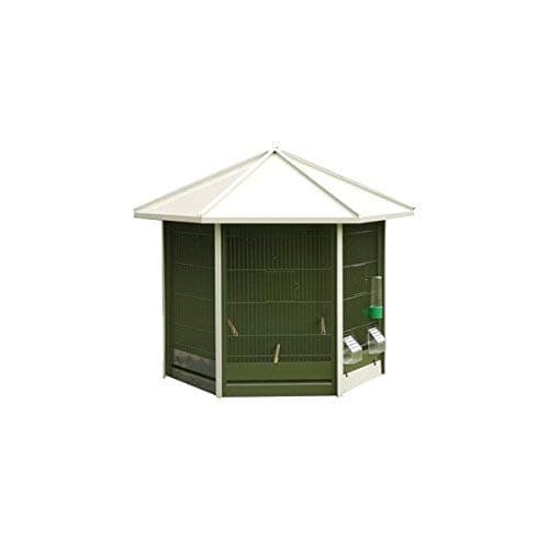 VADIGRAN Nr 40 Aviary, Green with White Roof 93 x 43 x 78 cm