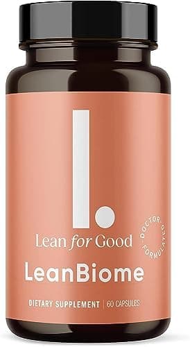 LeanBiome, 9-Strain Probiotic Formula, Supports a Balanced Gut Microbiome, Powerful Gut Probiotics - Daily Supplement - 60 Capsules