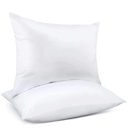 Adoric Pillows, Pillows for Sleeping (2-Pack) Down Alternative Bed Pillows 100% Cotton (White, King Size)