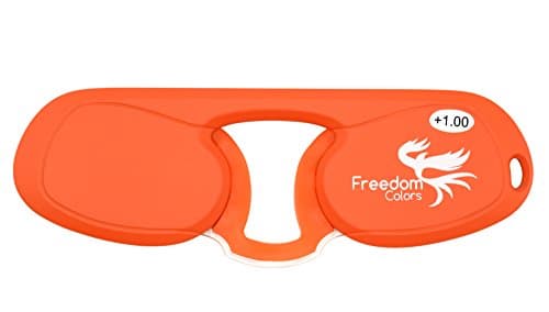 +1.50 POWER MINI READING GLASSES | RUBBER PINCE NEZ UNISEX STYLE | ULTRA SLIM READING G (+1.50 Strenght)