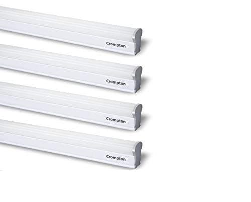 crompton 24 watt_hours LED Cool Day Light Batten, Pack of 4.