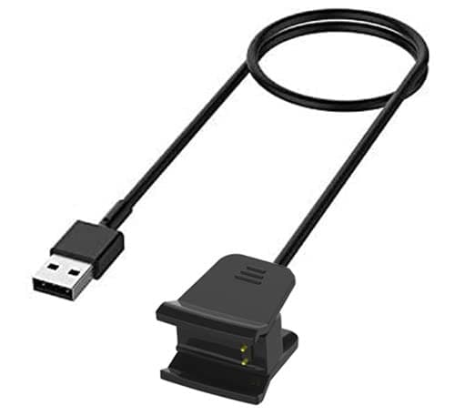Kissmart Charger Comatible with for Fitbit Alta HR Charger, Replacement USB Charging Cable Cord Clip for Alta HR (1m/3.3ft)