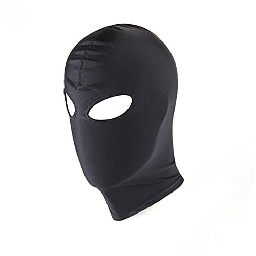 SmarTconn Tactical Balaclava Under Armour Face Mask Hood for Men Motorcycle Black (2-Open eyes)