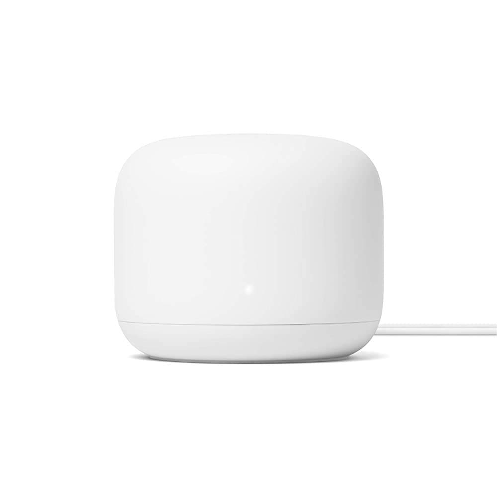 Google Nest Wifi Router AC2200 Mesh System 1-Pack Covers Up to 2200 Sq Ft